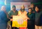 झंडा वंदन कर 25 दिवसीय योग यज्ञ अध्यात्मिक वैदिक मंत्रोच्चारण शिविर का शंखनाद