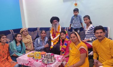 रतलाम : अभा हिंदू महासभा ने किया उज्जैन के आदेश गुरु जी का भव्य स्वागत