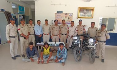 लूट की वारदात को अंजाम देने वाले आरोपियो का खुलासा...लूट का माल भी बरामद