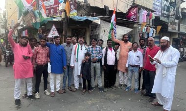 कांग्रेस अध्यक्ष राजेश जी भरावा के नेतृत्व में कर्नाटक में हुई कांग्रेस की जीत का जश्न मनाया