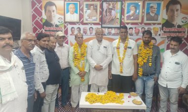 जावरा किसान कांग्रेस कार्यालय पर हुआ एनएसयूआई राष्ट्रीय महा सचिव का स्वागत