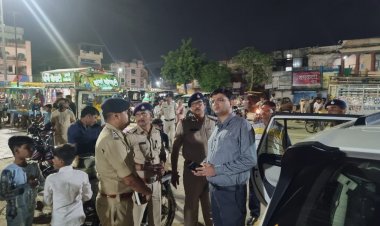पुलिस अधीक्षक द्वारा अनुभाग जावरा का किया निरीक्षण मोहर्रम के दौरान विशेष सतर्कता बरतने के सम्बन्ध