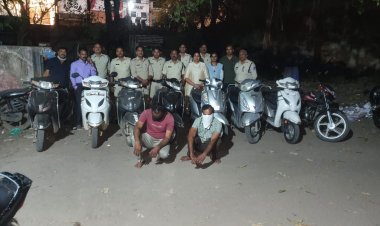 थाना माणकचौक पुलिस ने चौरी की गई  07 मोटर साईकिले बरामद की ,02 आरोपी गिरफ़्तार