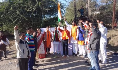 भारत माता की प्रतिमा पर हुई पूजा अर्चना/26 जनवरी गणतंत्र दिवस की 75 वी वर्षगांठ पर फहराया तिरंगा-मध्य प्रदेश शिवसेना गौ रक्षा न्यास द्वारा