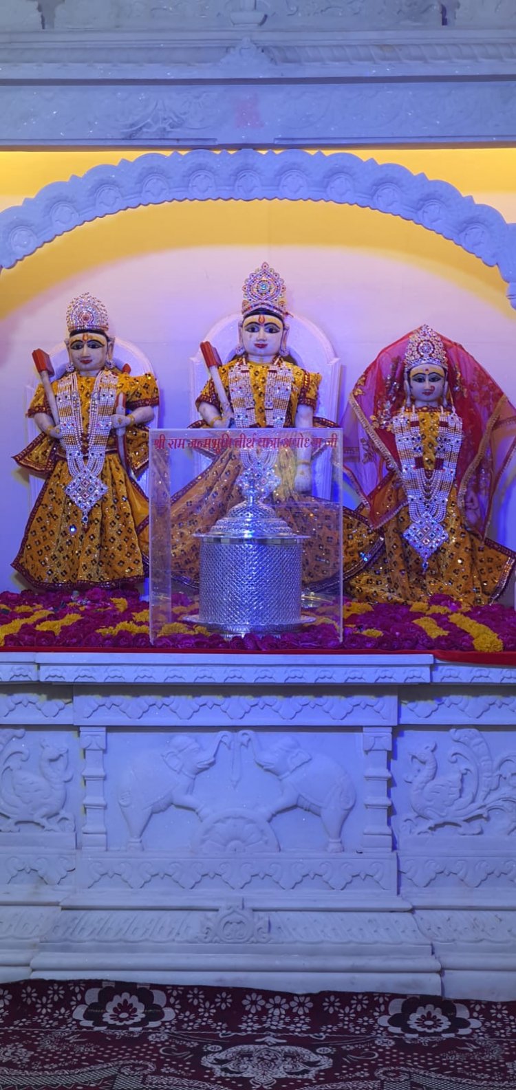 अयोध्या में श्री राम के चरणों में चढे़गा चांदी का अखंड श्री राम ज्योति दिपक