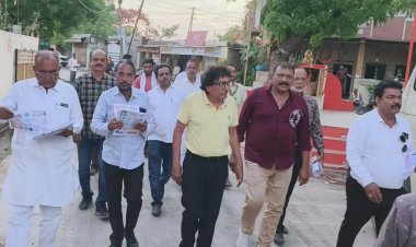 कांग्रेस प्रत्याशी कांतिलाल भूरिया के समर्थन में जनसंपर्क जारी