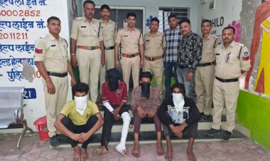 पुलिस ने सनसनीखेज हत्या के सभी पाँच अपराधियो को 48 घण्टे के अंदर किया गिरफ्तार