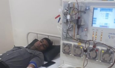 रतलाम जिले के संचित ने किया रतलाम जिले का दूसरा और अपने जीवन का पहला केंसर पीड़ित मासूम बच्चे लिए WBC डोनेशन किया