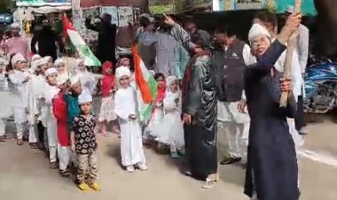 सैलाना यार्ड चिश्तिया मदरसे के बच्चों ने हर्षोल्लास से मनाया ईद मिलादुन्नबी का पर्व....