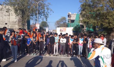 संस्कार सप्ताह के तहत गढ़कैलाश प्रखंड बजरंग दल ने आयोजित की  "रन फॉर हेल्थ" ; नशा मुक्ति, पर्यावरण संरक्षण और ट्रैफिक नियमों का पालन करेंगे