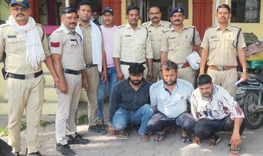 कुछ दिन पूर्व  हाट रोड पर हुई चाकू बाजी के आरोपियों को पुलिस ने किया गिरफ्तार