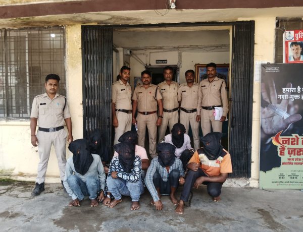 डकैती की योजना बनाने वाले बदमाशो का पुलिस ने किया पर्दाफाश