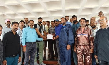 आखिल भारतीय श्री बलाई महासंघ के राष्ट्रीय अध्यक्ष को  सुरक्षा देने की मांग को लेकर सौपा ज्ञापन