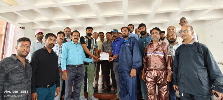 आखिल भारतीय श्री बलाई महासंघ के राष्ट्रीय अध्यक्ष को  सुरक्षा देने की मांग को लेकर सौपा ज्ञापन