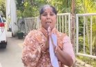 न्याय की गुहार -दिवाली के दिन दहशतगर्दी,फरियादी महिला बेटी के साथ पहुंची एसपी कार्यालय