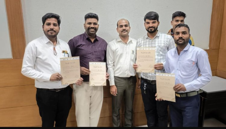 राज्य स्तरीय भोपाल यूथ फॉर लाइफ वॉलिंटियर में जिले से 06 लोगों का चयन