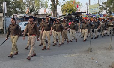 होली और रमजान पर सुरक्षा का 'चक्रव्यूह', ड्रोन से होगी चप्पे-चप्पे की निगरानी; संवेदनशील इलाकों में फ्लैग मार्च