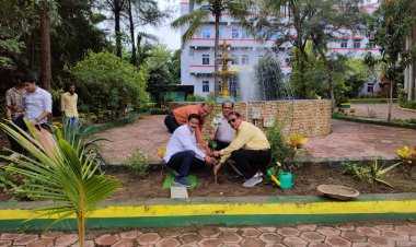 रॉयल कॉलेज में पौधारोपण पखवाड़े का शुभारंभ  "लगाए जाएंगे 1000 से अधिक फलदार व छायादार पौधे"